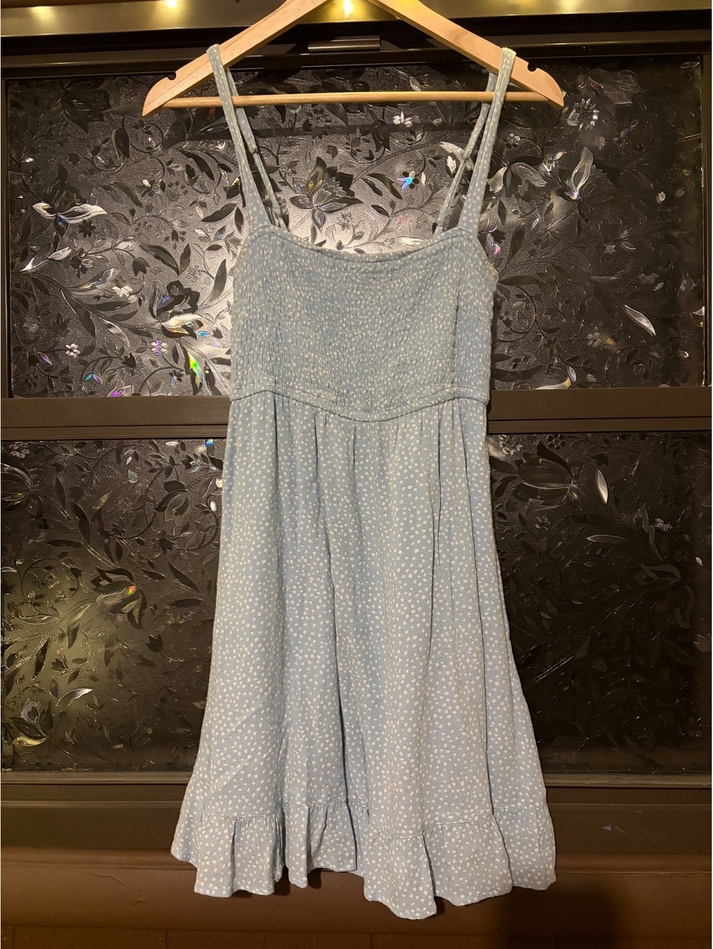 Sky Blue Casual Dress - Abercrombie & Fitch